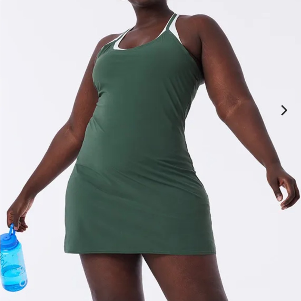 Outdoor Voices Exercise Dress M Green